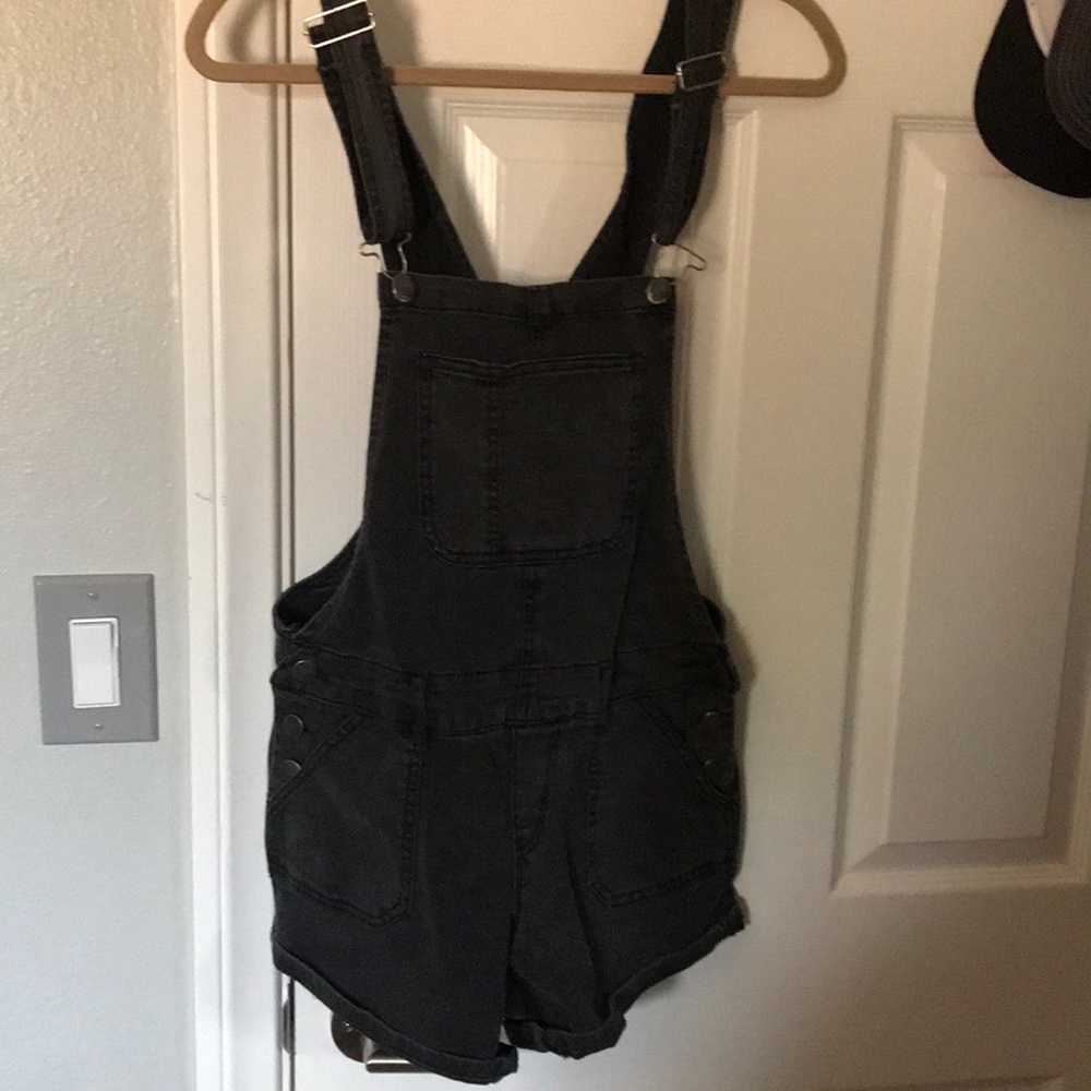 Black overalls
